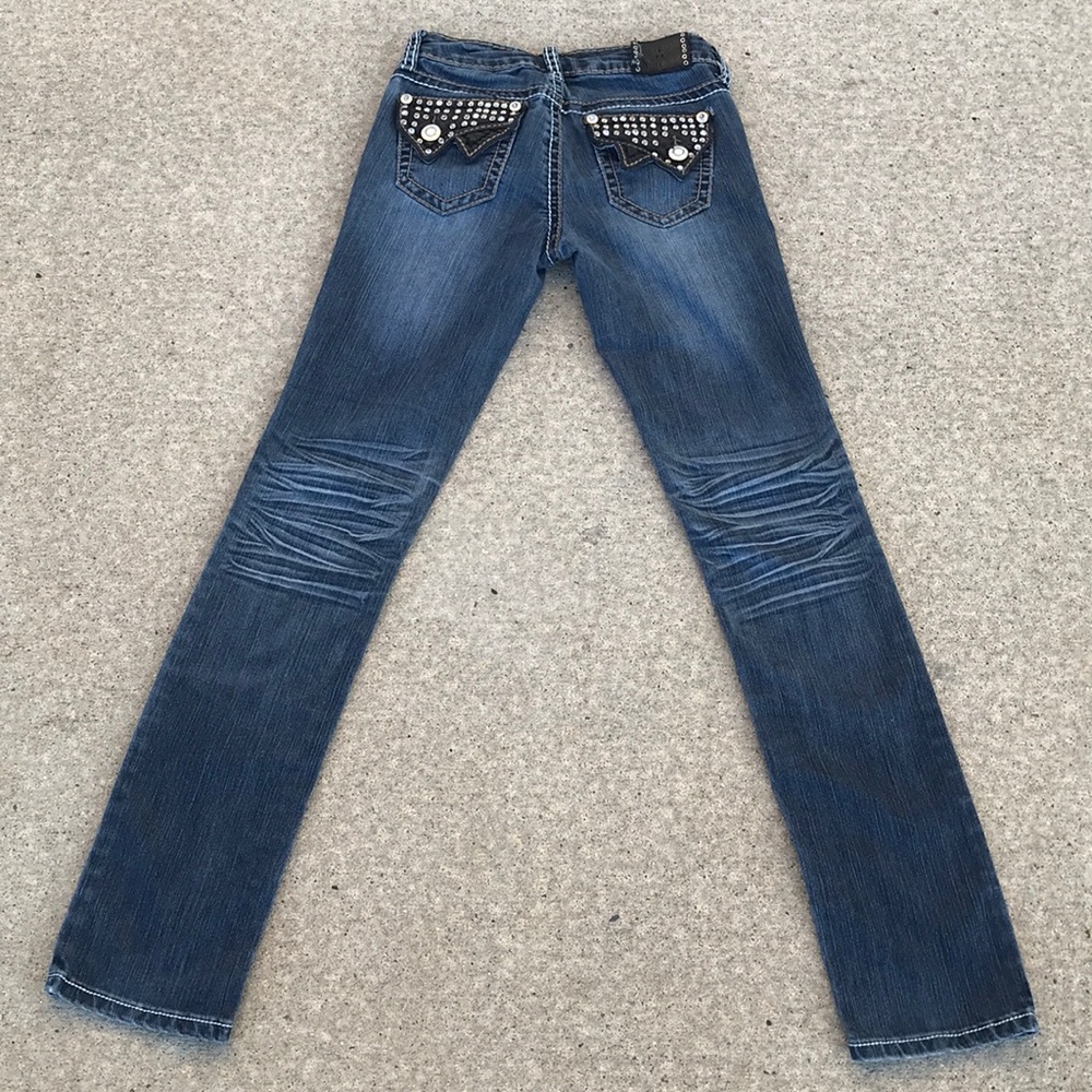 Antique Rivet Jeans - Size 1/25 - Picture 4 of 12